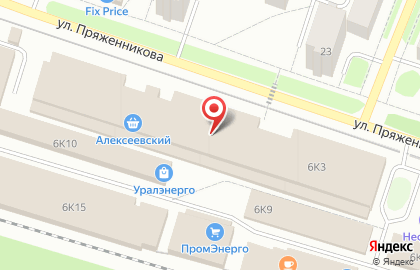 Супермаркет Алексеевский, супермаркет в Глазове на карте