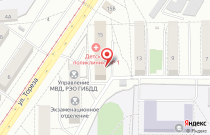 Салон-парикмахерская Камелия в Заводском районе на карте
