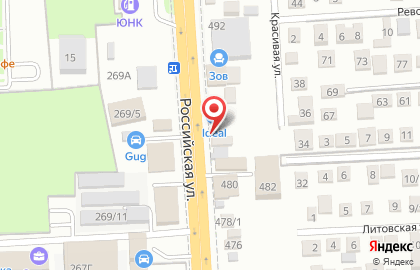 Торгово-производственная компания систем очистки сточных вод ЭНРОСТ на Российской улице на карте