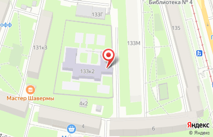 Детский сад №25 комбинированного вида в Санкт-Петербурге на карте