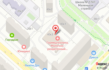 ОДС Жилищник района Митино на Дубравной улице на карте