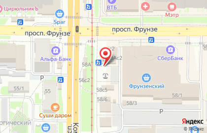 Фруктовый мир на Комсомольском проспекте на карте