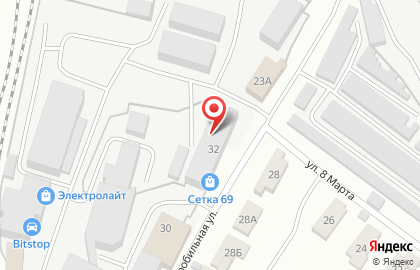 ООО КРОНА ПРИМ на улице 8 Марта на карте