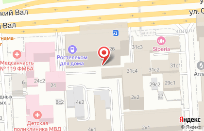 Ростелеком-ммт Филиал Центр Обслуживания Абонентов на Новослободской на карте