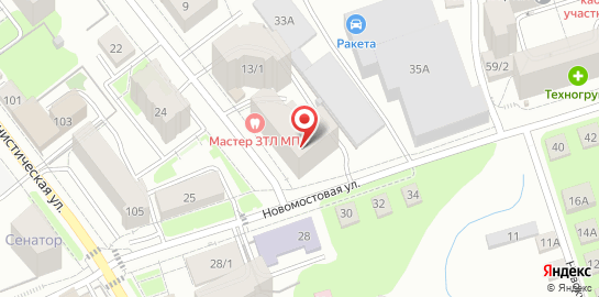 Стоматологическая клиника Мастер ЗТЛ МП на карте