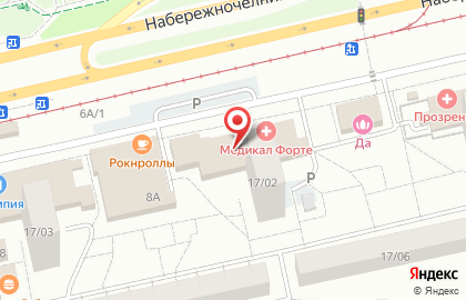 Магазин Всё по 39 на Набережночелнинском проспекте на карте