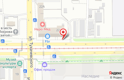 Магазин японской кухни Суши Лавка на улице Тухачевского на карте