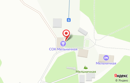 Спортивно-оздоровительный комплекс Мельничная на карте