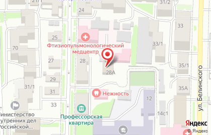 Городской совет ветеранов войны, труда и Вооруженных Сил и правоохранительных органов на карте