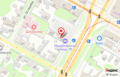 Мини-гостиница Постоялый двор на Пролетарской улице на карте