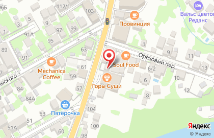 Ресторан Tiger Sushi на карте