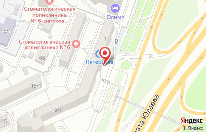 Кафе Вернисаж на проспекте Салавата Юлаева на карте
