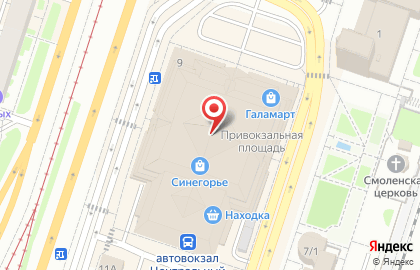 Ресторан быстрого питания Subway на Степана Разина на карте