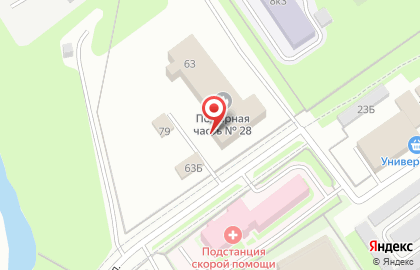 Пожарная Часть # 28 на карте