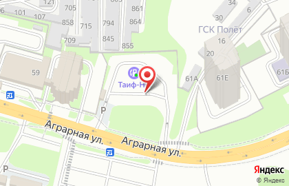 Таиф-нк азс на улице Космонавтов на карте