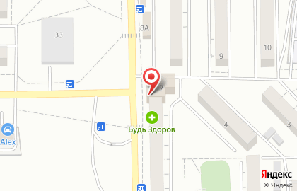 Супермаркет Prodmix на улице Назара Широких на карте