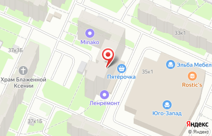 Служба доставки Суши Рай на проспекте Маршала Жукова на карте