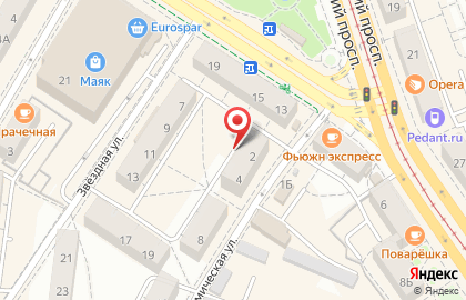 Салон красоты Клеопатра в Ленинградском районе на карте