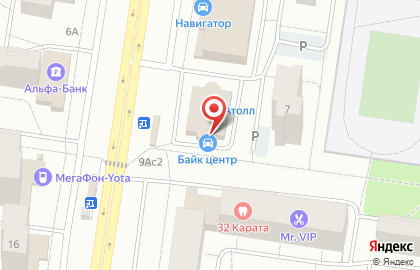 Байк-центр в Тольятти на карте