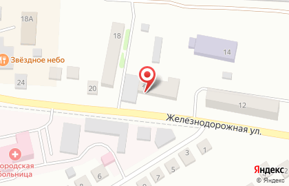 Многопрофильный магазин Светлана на Железнодорожной улице на карте