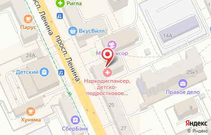 Оптический салон Имидж-Оптика на проспекте Ленина на карте