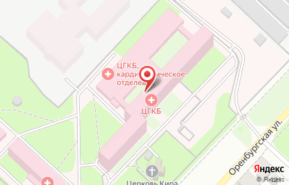 ЦГКБ на Оренбургской улице на карте