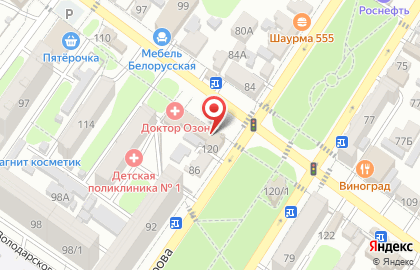 Магазин Маленькая страна на улице Тургенева на карте