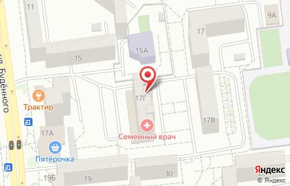 Банкомат Московский Индустриальный Банк, филиал в г. Белгороде на улице Будённого на карте