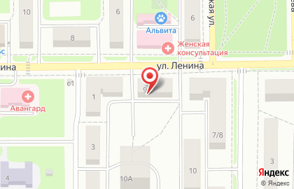 Киоск фастфудной продукции Печкин домик на улице Ленина на карте