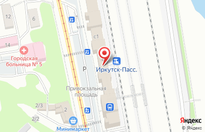 Банкомат ВТБ в Иркутске на карте