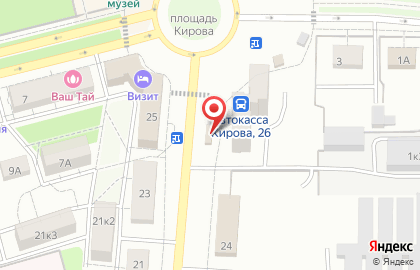 Киоск фастфудной продукции, Центральный округ в Комсомольске-на-Амуре на карте