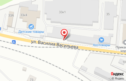 Оптово-розничный магазин Парнас на улице Василия Васильева на карте