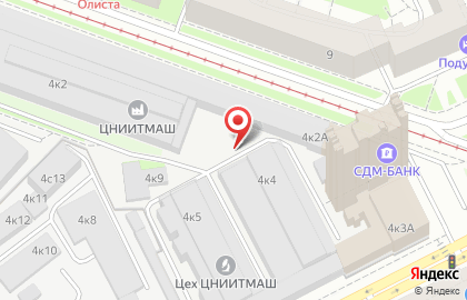 Компания Inex на Шарикоподшипниковской улице на карте
