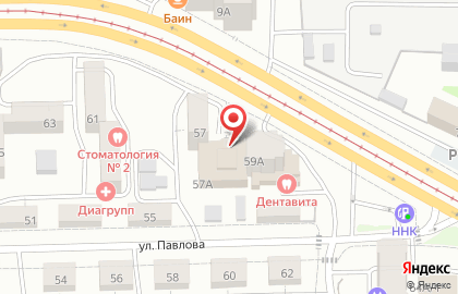 Удобный магазин Титан на улице Павлова, 57а на карте