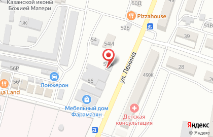 Салон связи Связной на улице Ленина на карте