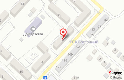 Служба эвакуации на Восточной улице на карте