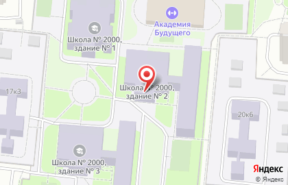 Средняя общеобразовательная школа №2000 с дошкольным отделением на Кантемировской улице, 22 к 5 на карте