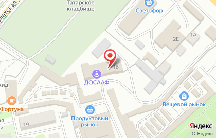 Автошкола ДОСААФ, автошкола в Нурлате на карте