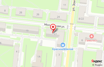 Салон-парикмахерская Образ на Молодёжной улице на карте