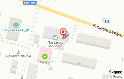 Магазин разливного пива Боброфф на карте