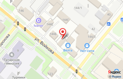 Универсам Тэра на улице Войкова на карте