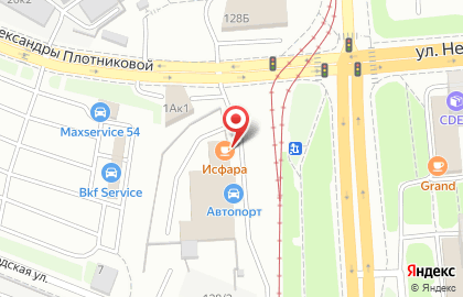 Кафе Исфара на площади Карла Маркса на карте