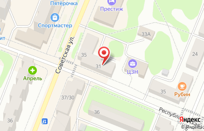 Служба доставки DPD на Советской улице на карте