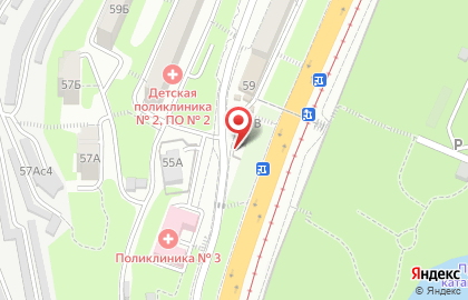 Салон красоты Бордо в Ленинском районе на карте