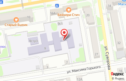 Детский сад Ёлочка №5 на улице Максима Горького на карте