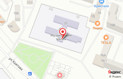 Детская музыкальная школа в Красноярске на карте