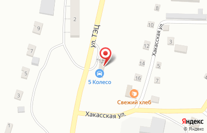 Автокомплекс Пятое колесо на карте