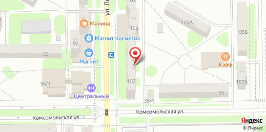 Стоматологическая клиника Стоматолог и Я на улице Ленина на карте