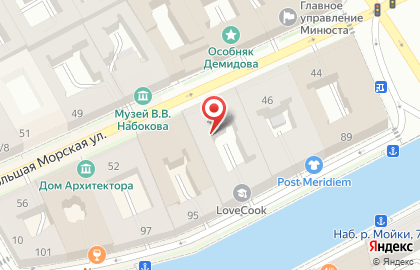 Северный Свет на Большой Морской улице на карте