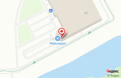 Гипермаркет Максидом на улице Маршала Жукова на карте